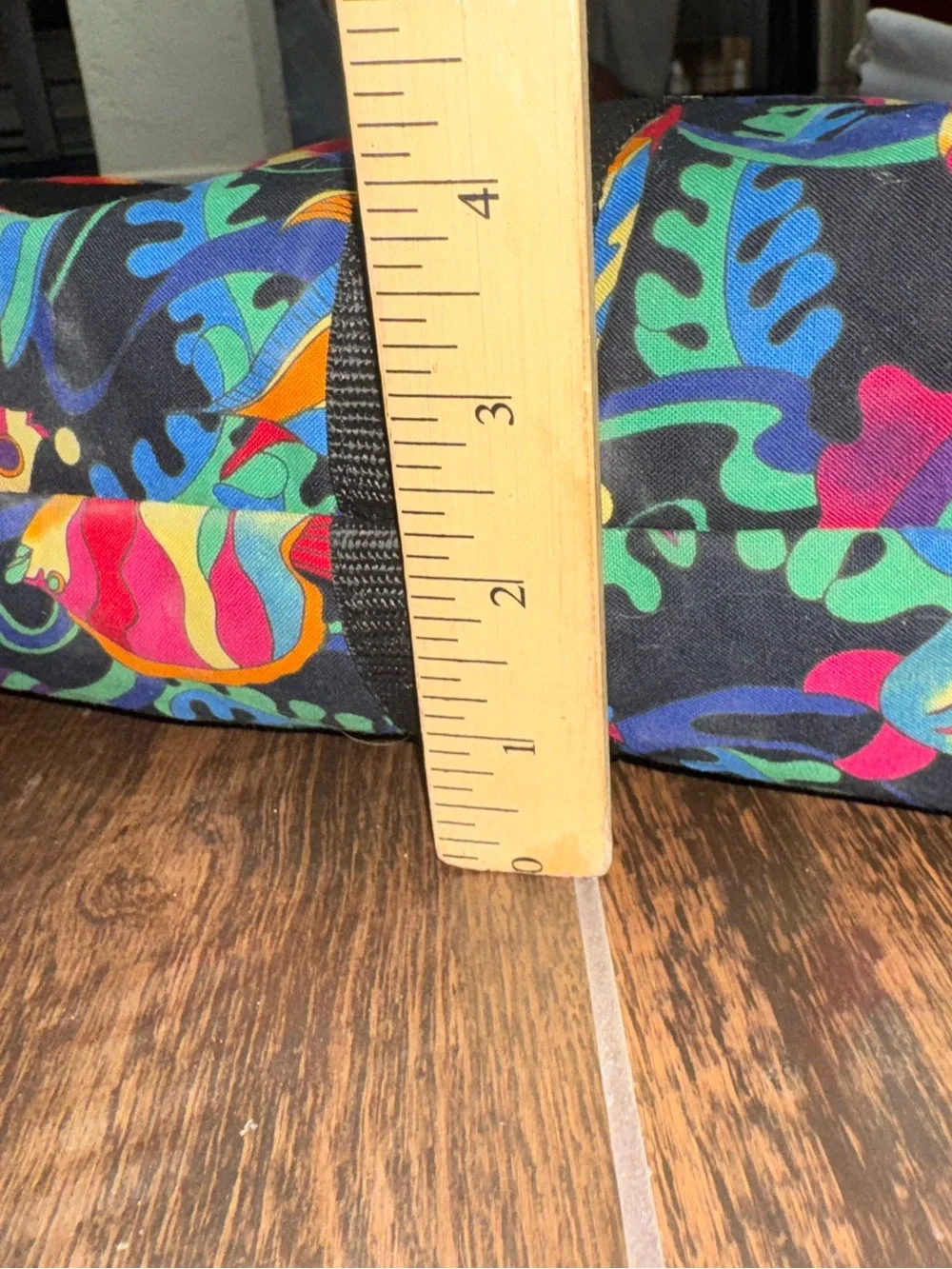 Vintage 90s Design Hawaii by Victor Tropical Fish Neon Tote Bag - Excellent Cond